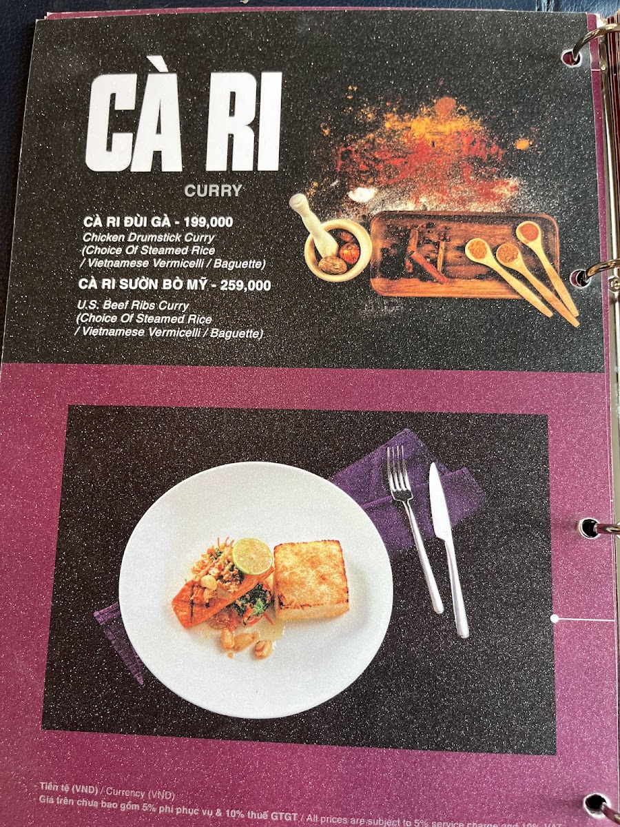 Calibre Lounge menu board