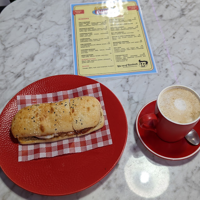 Egg & Bacon in Turkish Bread