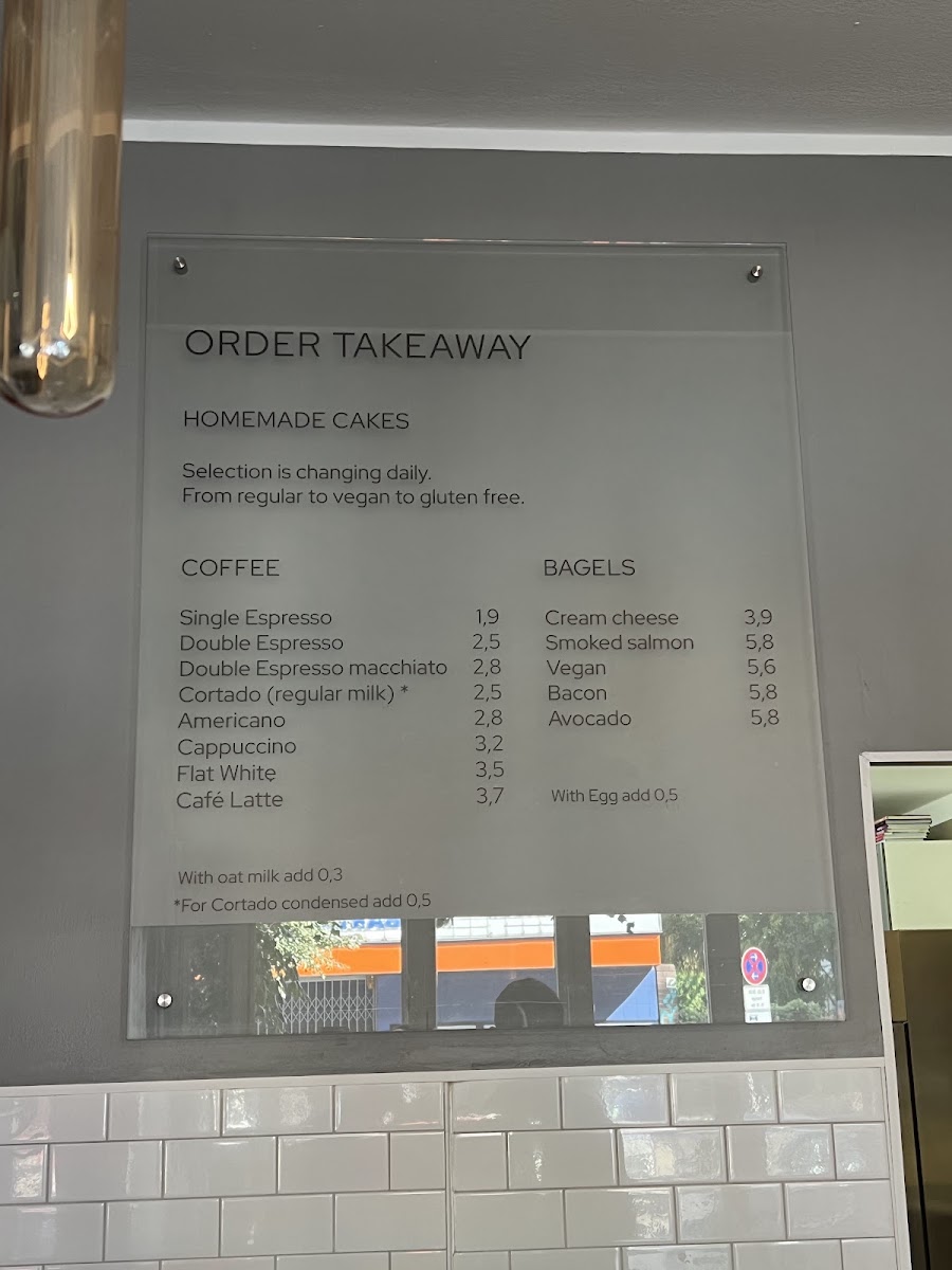SCAI BAKERY (Fräulein Wild) menu board