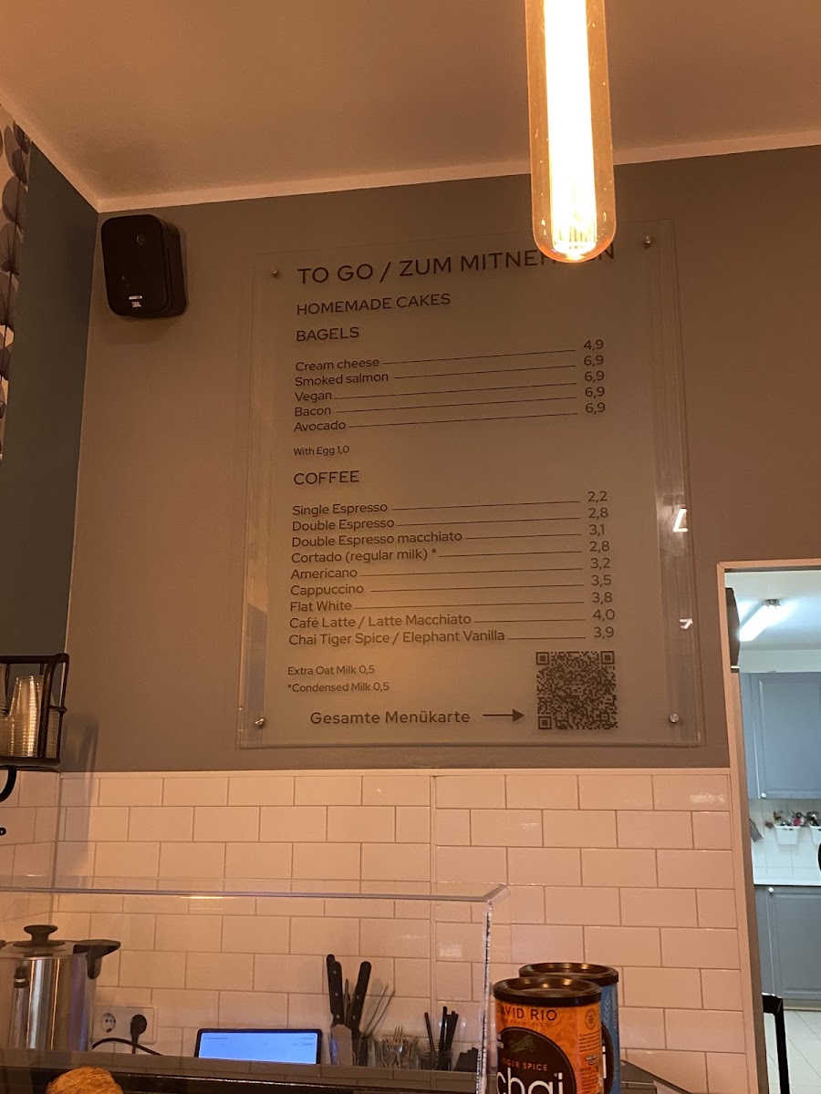 SCAI BAKERY (Fräulein Wild) menu board