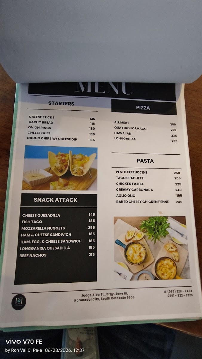 The Brew Project PH menu board