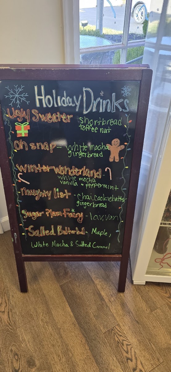 Lala’s Roast & Bistro menu board