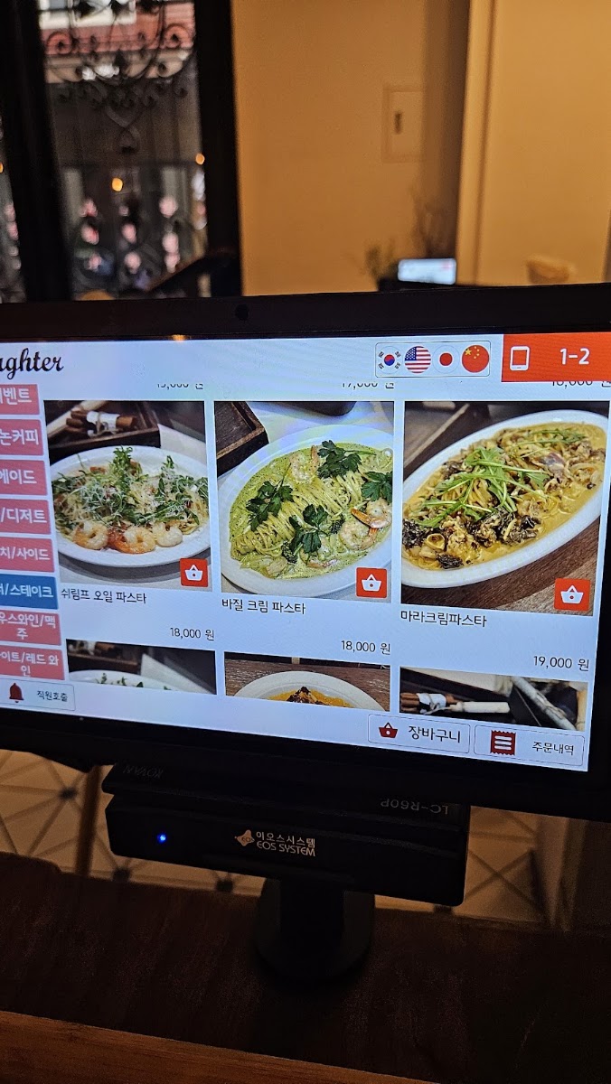 Daughter menu board
