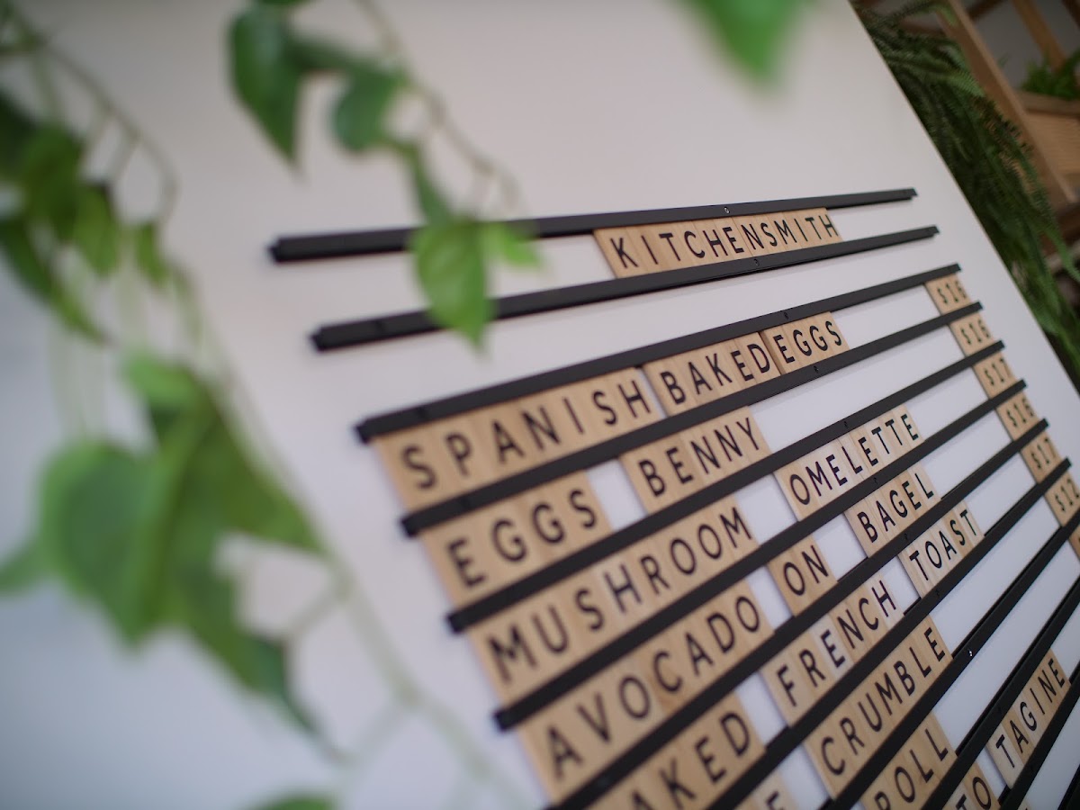 Kitchensmith menu board