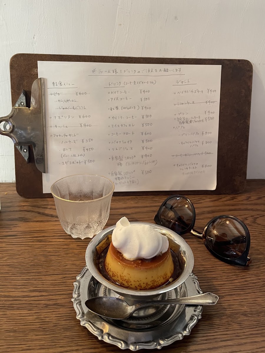 24Cafe menu board