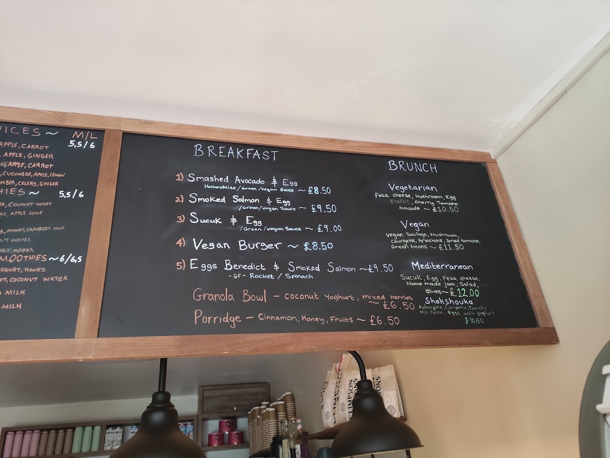 Rindo menu board
