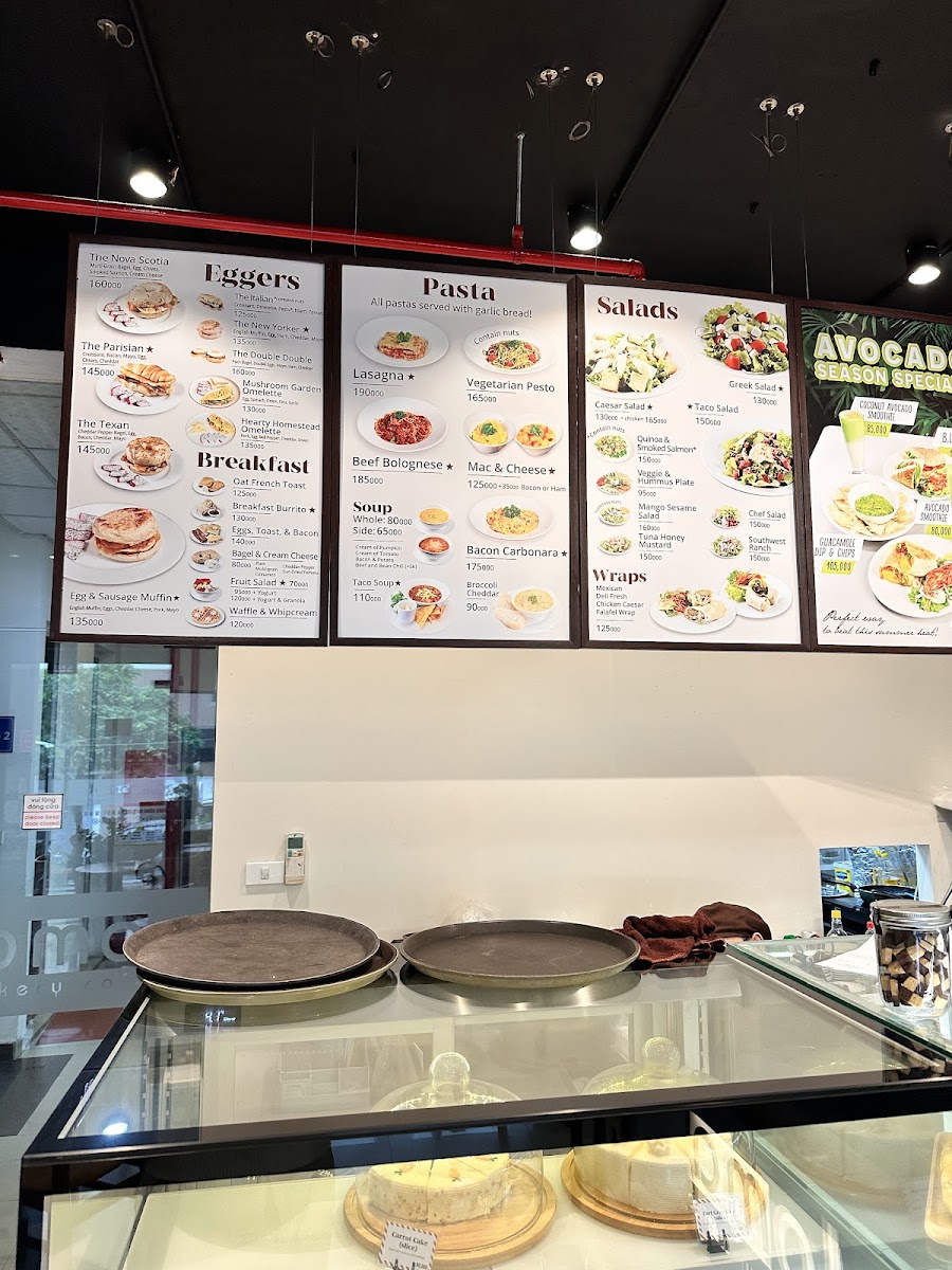 Joma Bakery Café • Cầu Giấy menu board