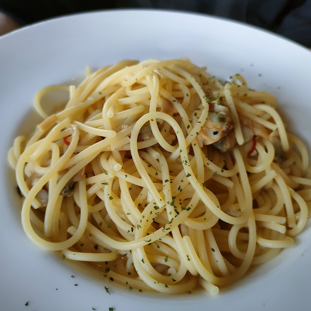アサリのオイルパスタ