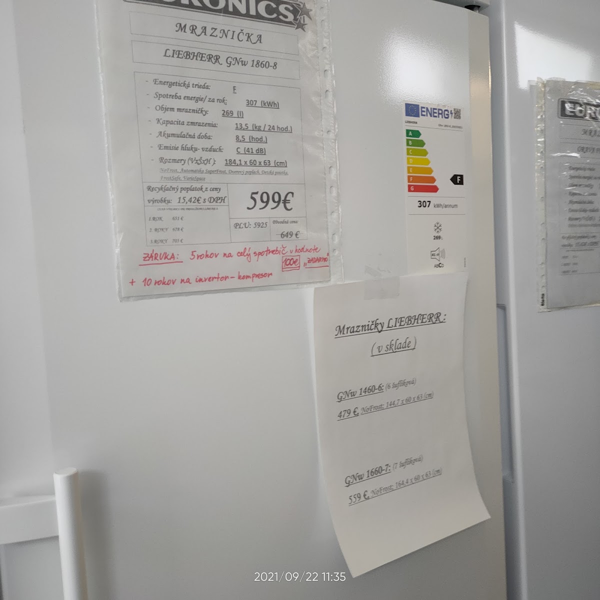 UNICO Café menu board