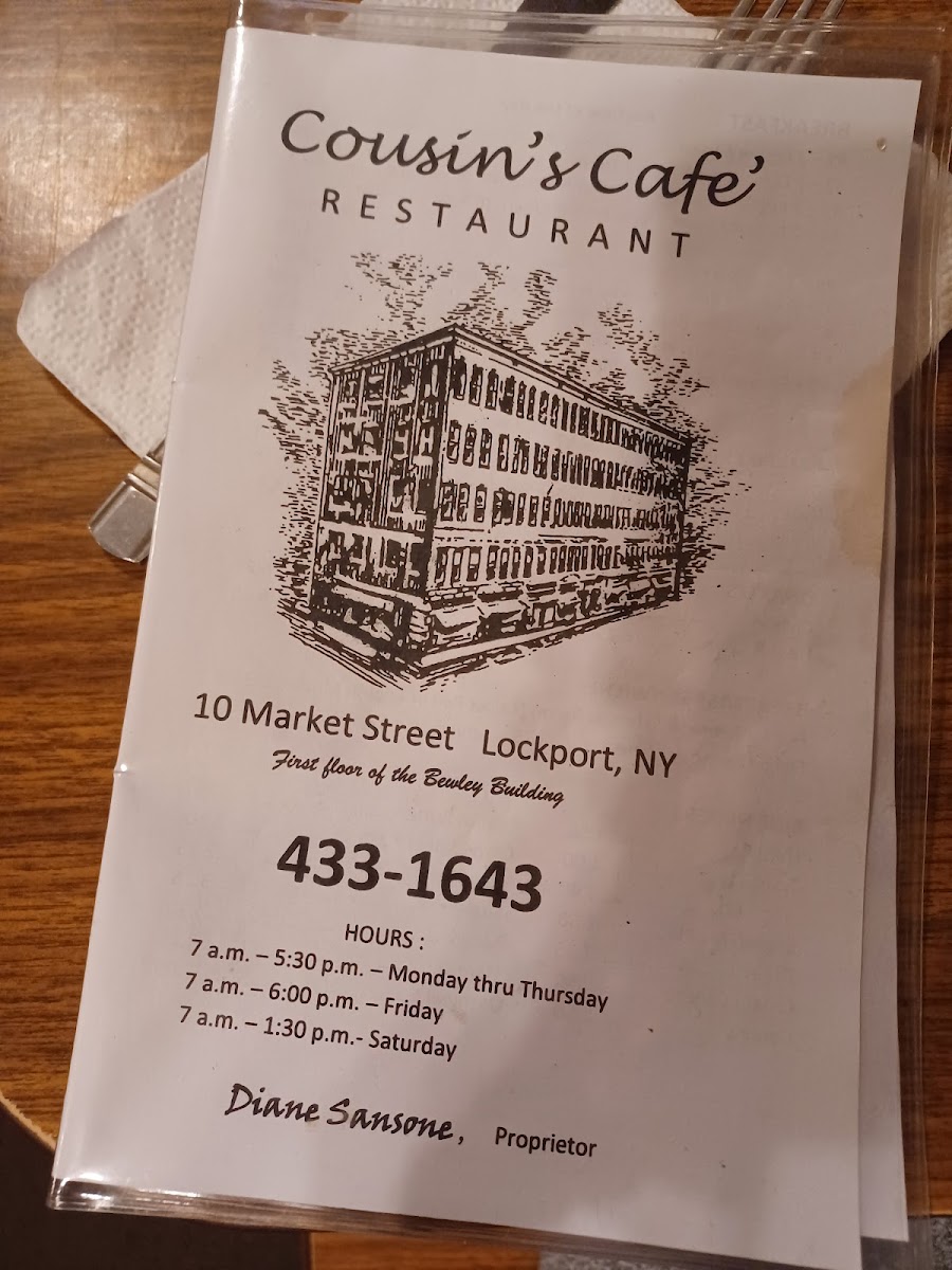 Cousin's Cafe