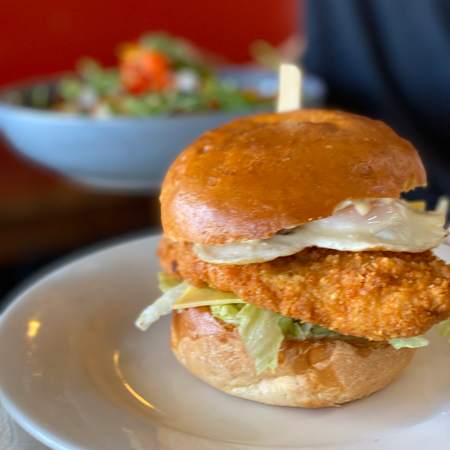 Chicken Schnitzel Burger