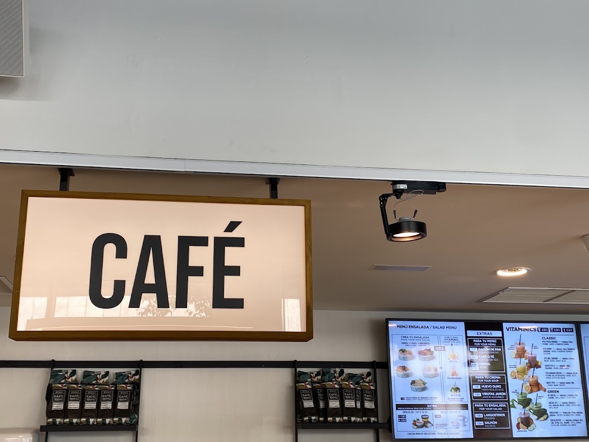 Faborit Príncipe de Vergara menu board