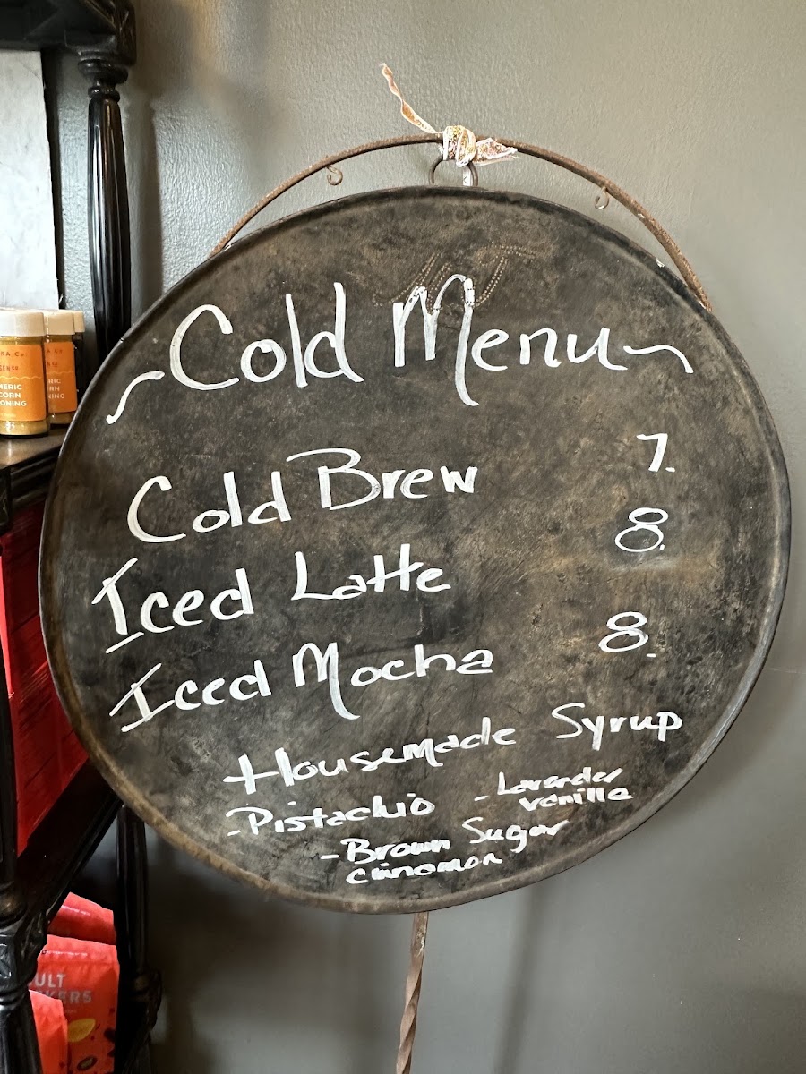 The Branch Line menu board