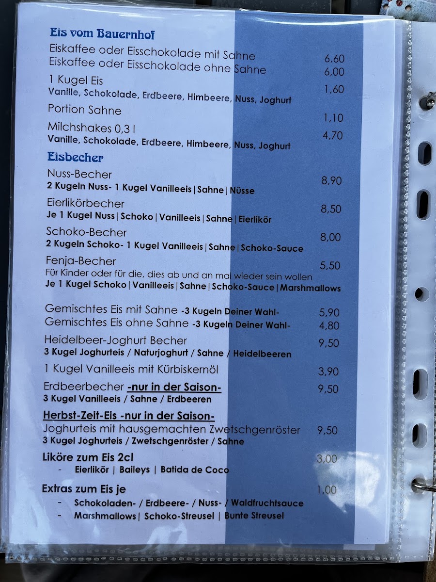 Die Tüncherei -Wein & Café Bar- menu board