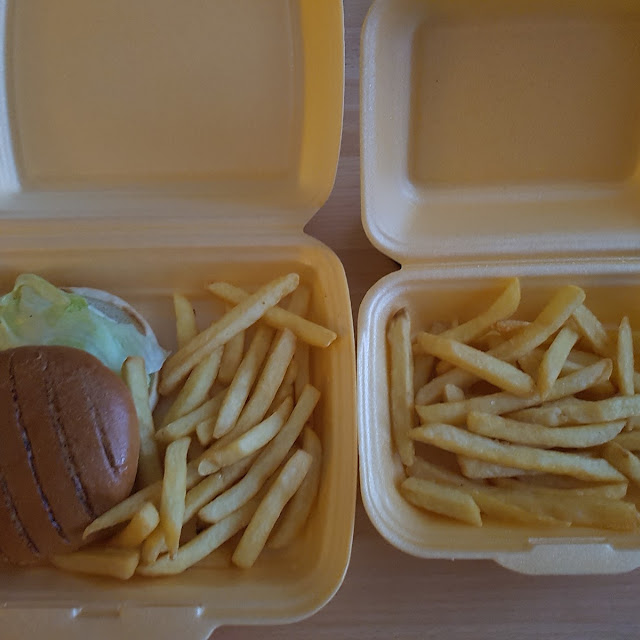 Southern Fried Chicken Burger with Fries