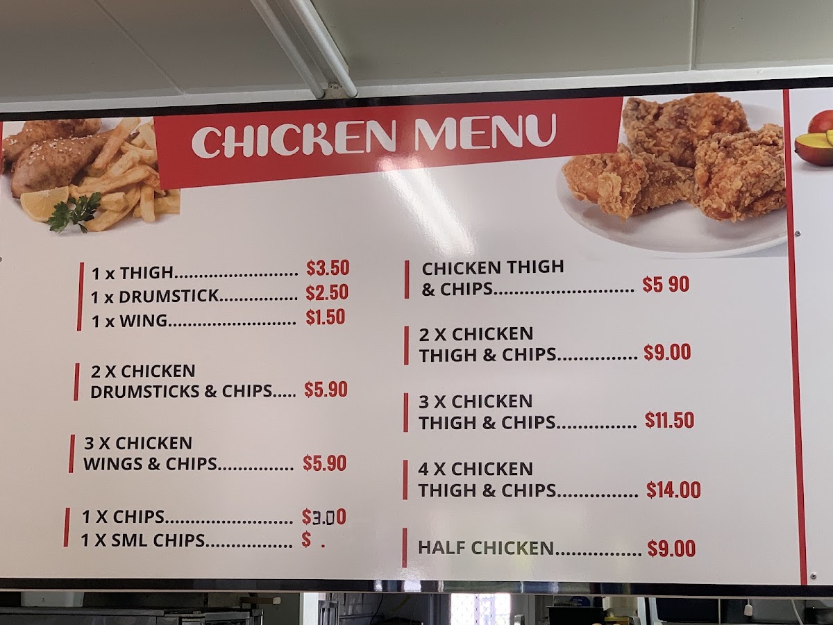 Paihia Bakery Espresso menu board