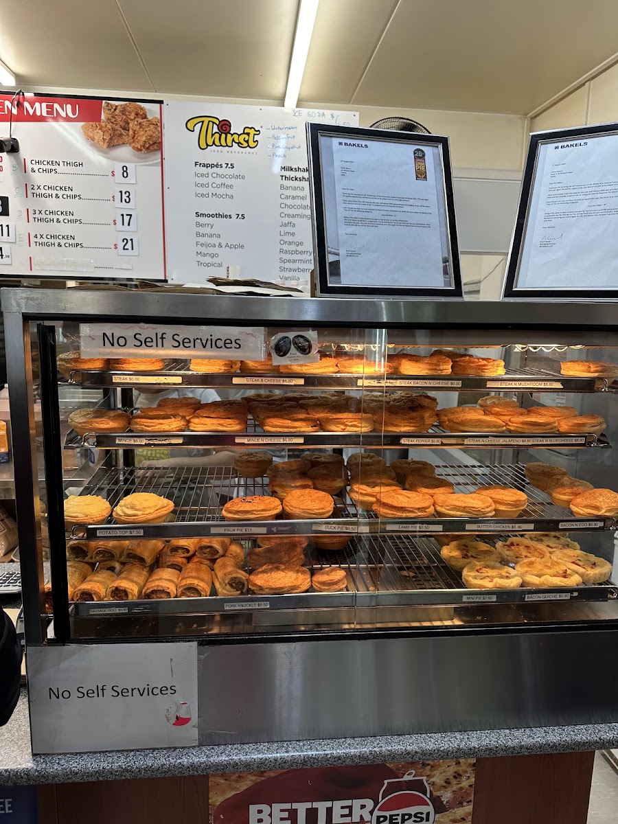 Paihia Bakery Espresso menu board