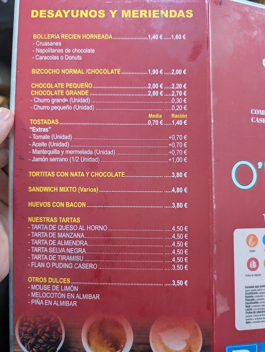 O Peton 3 menu board