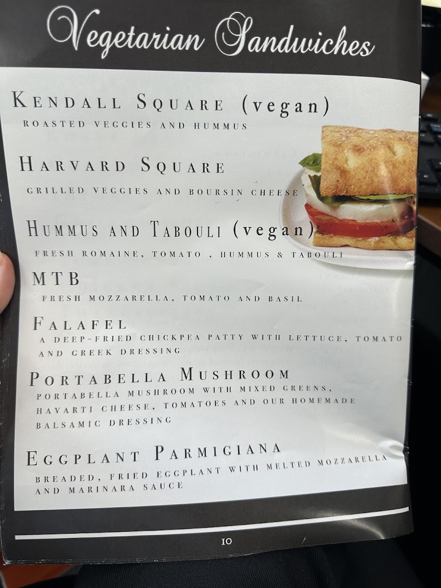 Discovery Cafe menu board