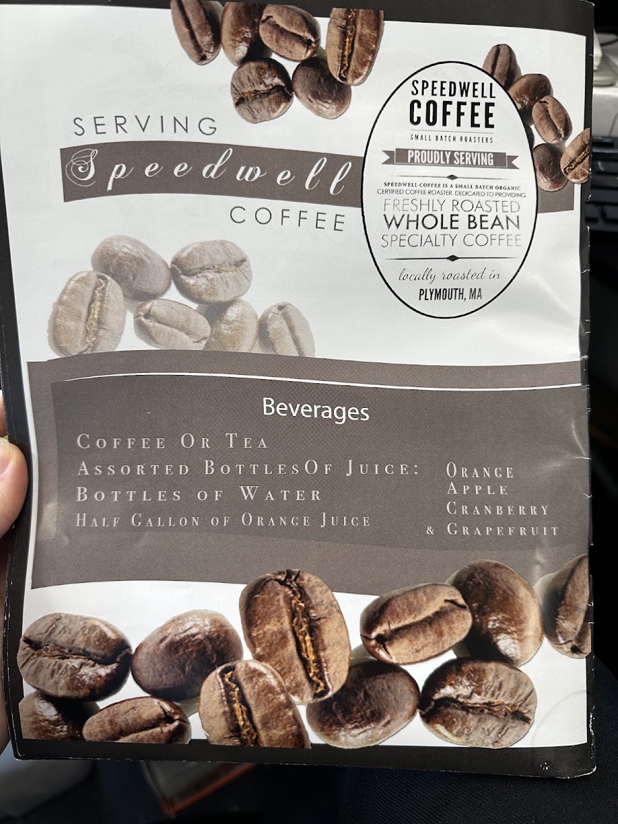 Discovery Cafe menu board