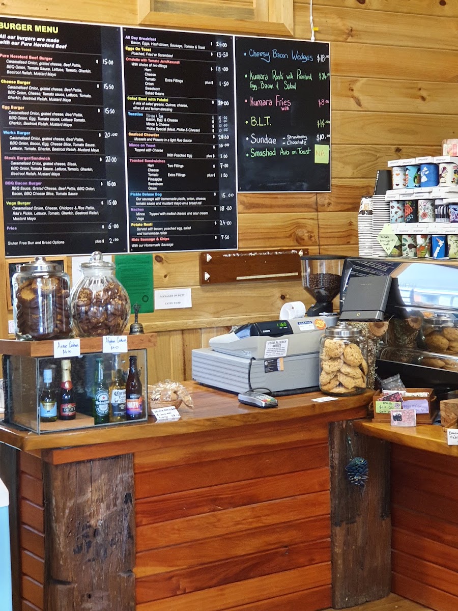 Hereford 'n' a pickle menu board