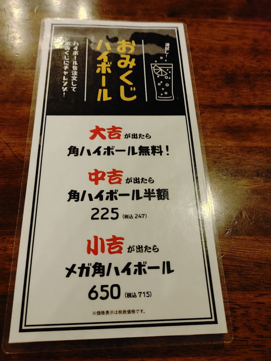 PRONTO - Hirano-machi menu board