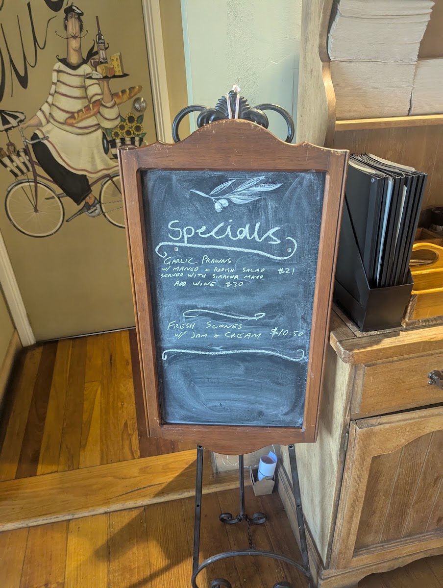 Platter Pantry menu board