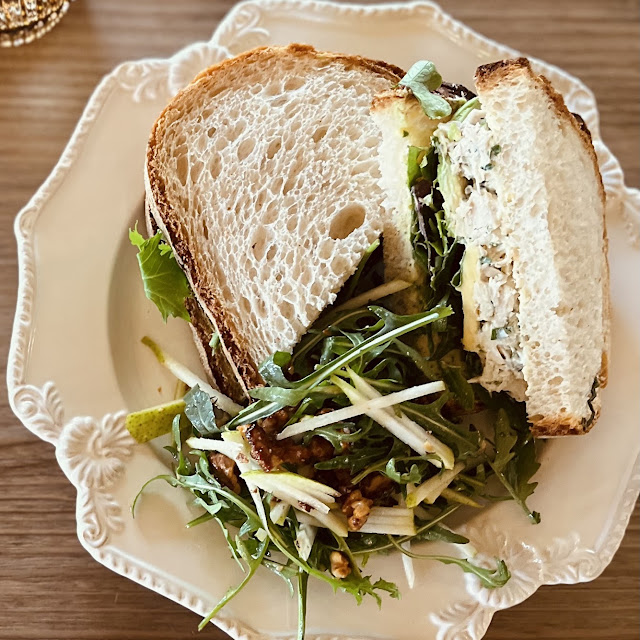 Cold Roast Chicken & Avo Sandwich