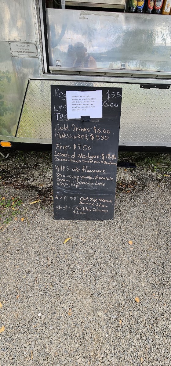 Airstream Cafe menu board