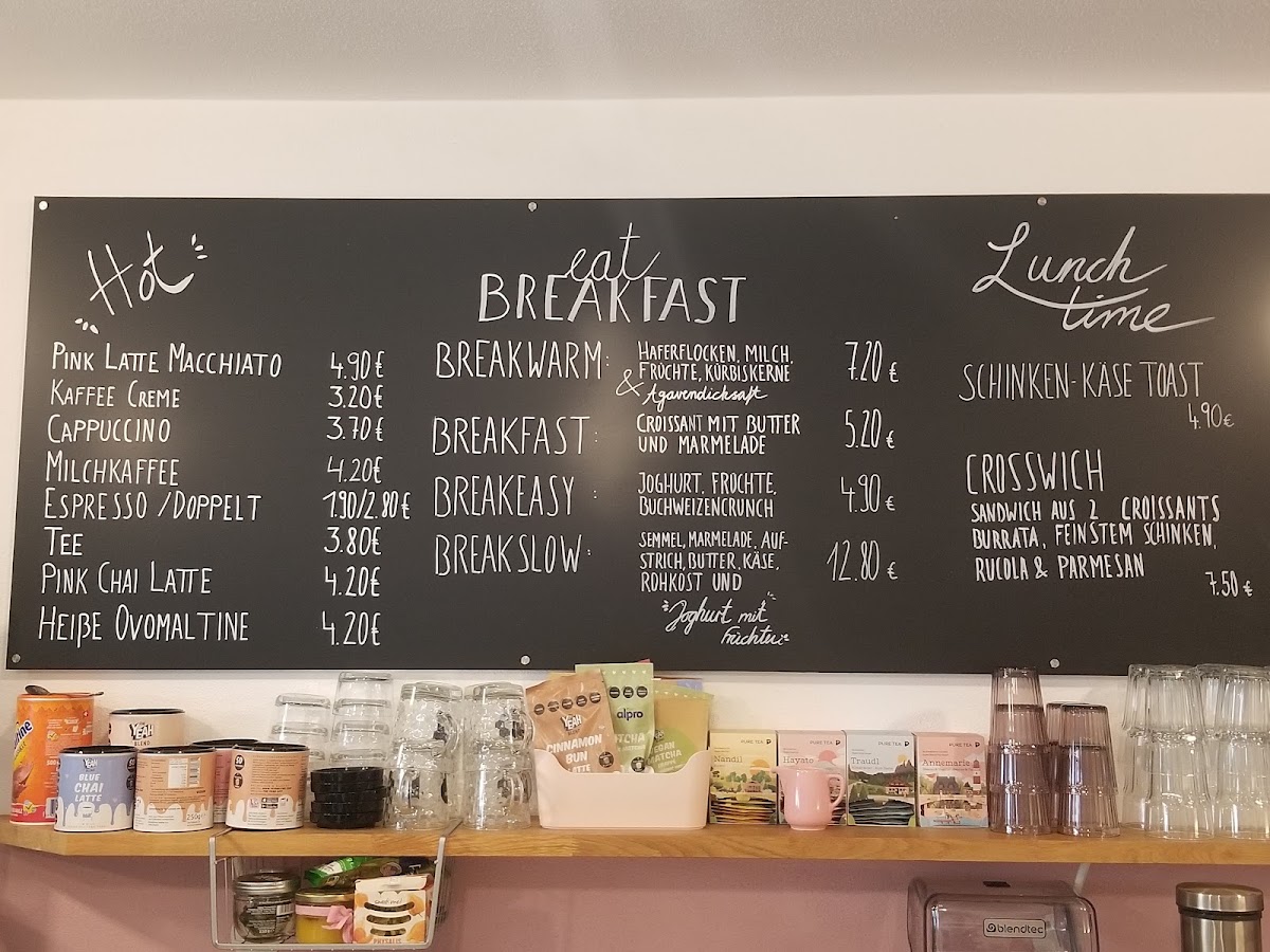 Cafe FREIDAY menu board