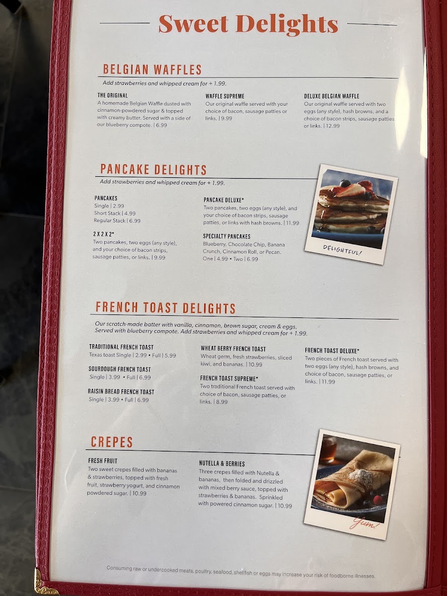 Blue Plate Cafe menu board