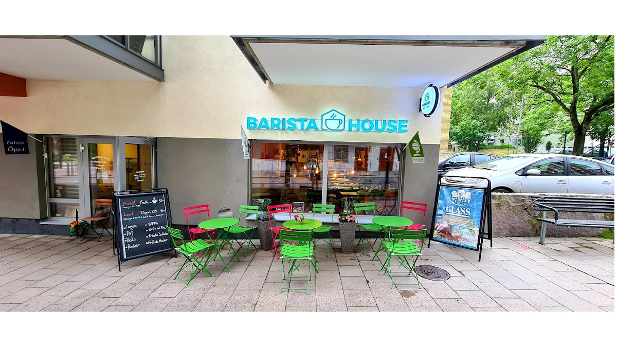 Barista House i Stockholm - Cafe Hässelby