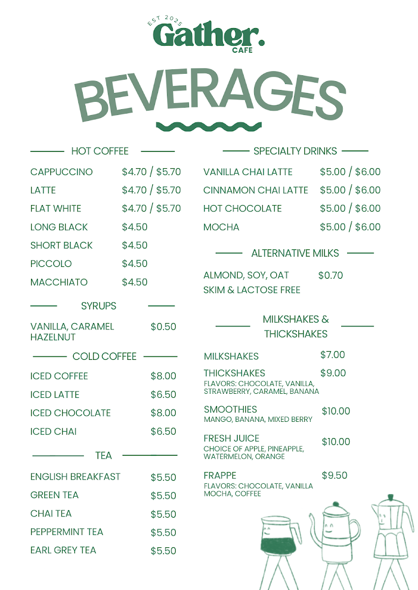 Dare to Bite menu board
