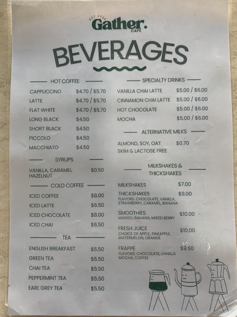 Dare to Bite menu board