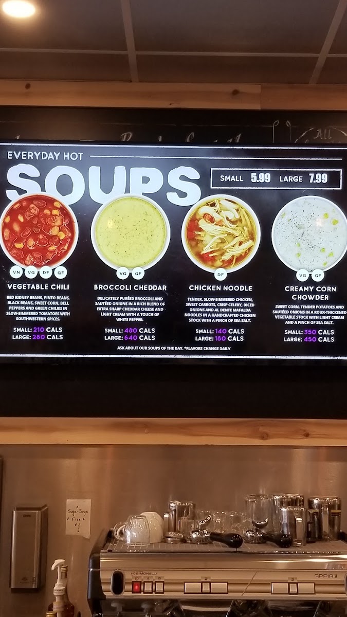 SoBol Hauppauge menu board
