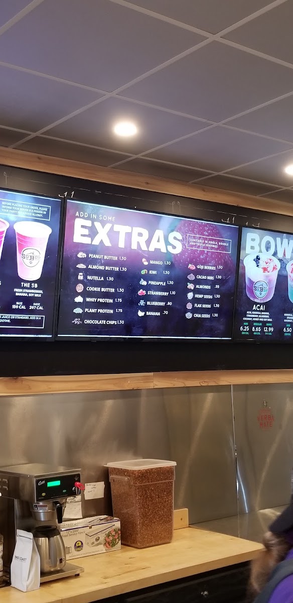 SoBol Hauppauge menu board