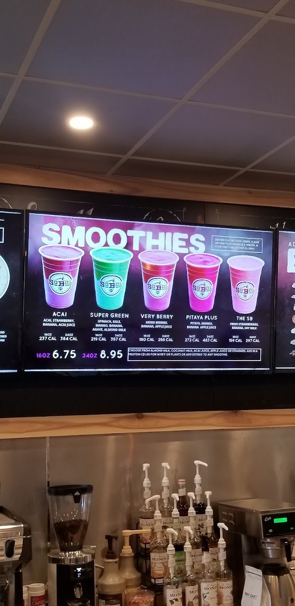 SoBol Hauppauge menu board