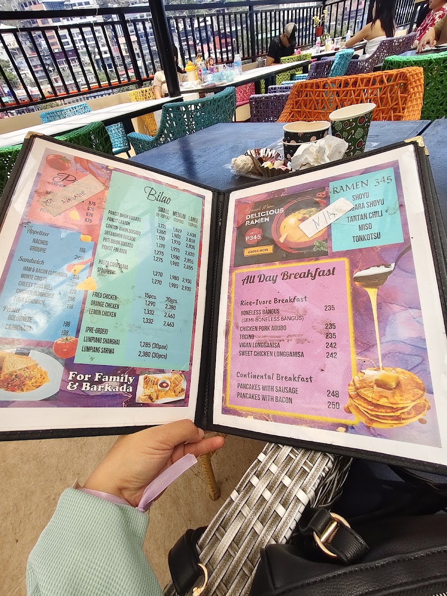Sweetmates menu board