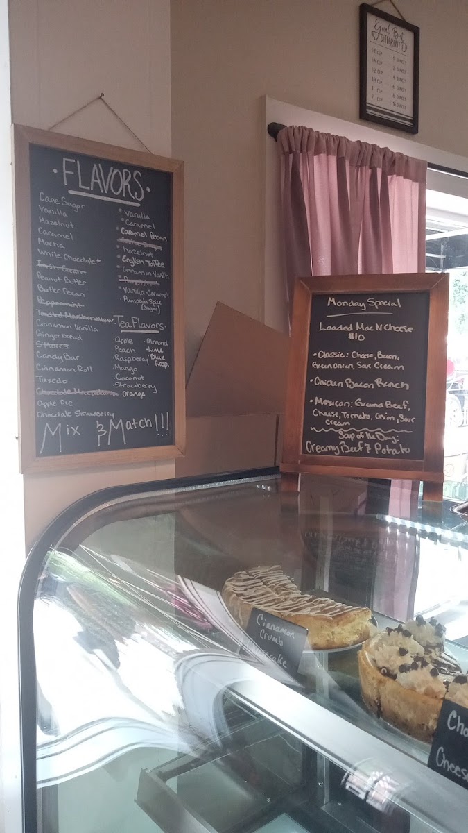 Miller's Bread menu board