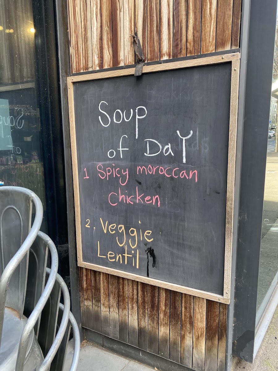 Toss’d menu board