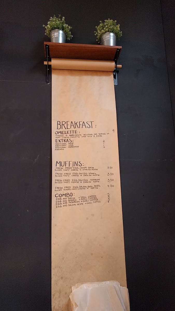Toss’d menu board