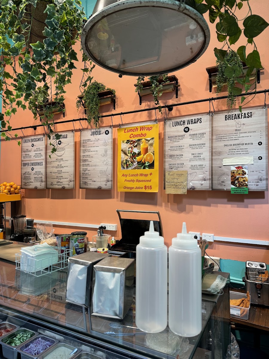 Toss’d menu board