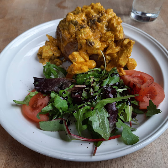 Jacket Potato with Coronation Chicken