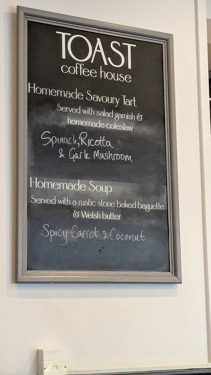 Toast menu board