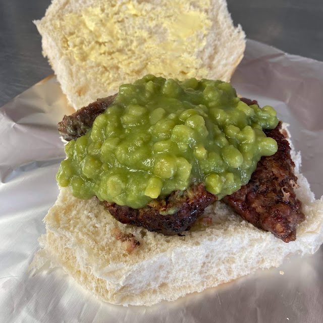 Fagots and Mushy Pea Cob