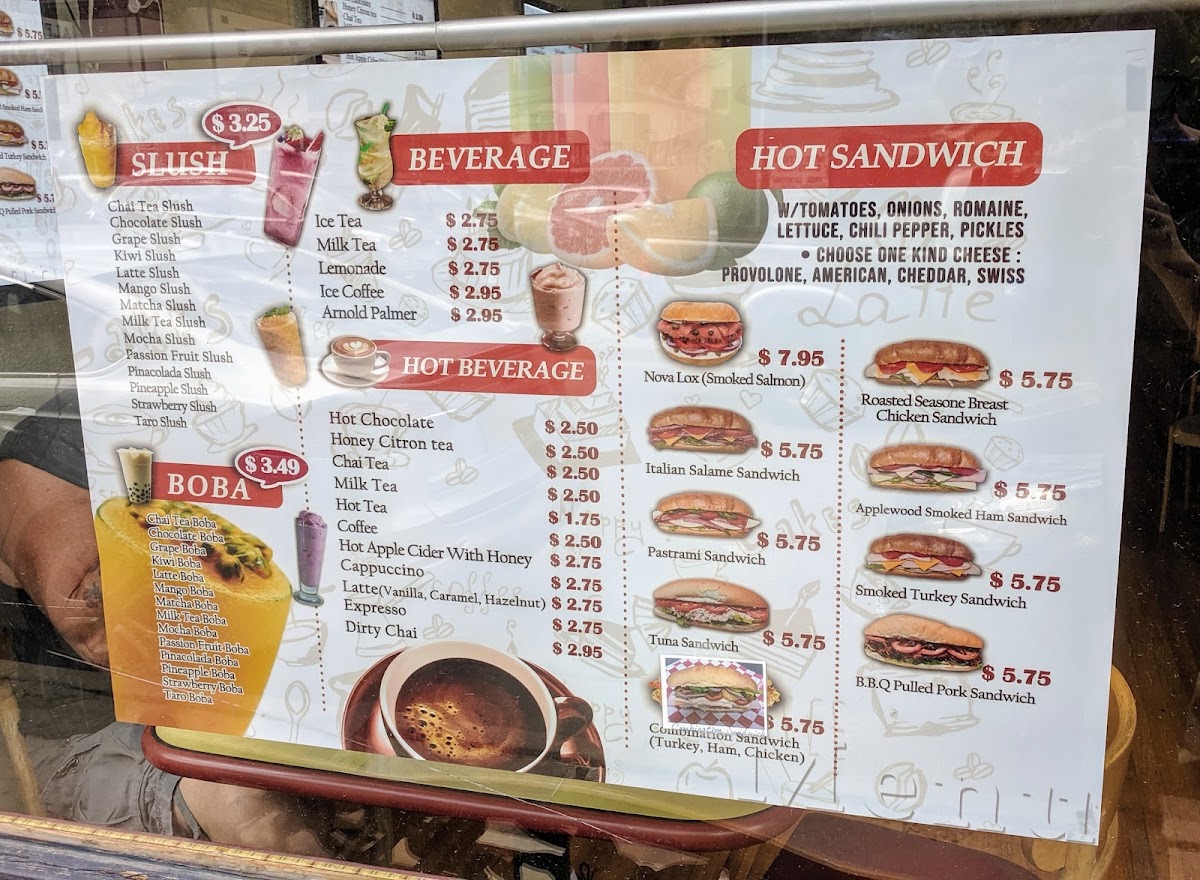 Lil' Annie's Cafe menu board