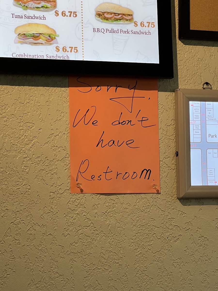 Lil' Annie's Cafe menu board