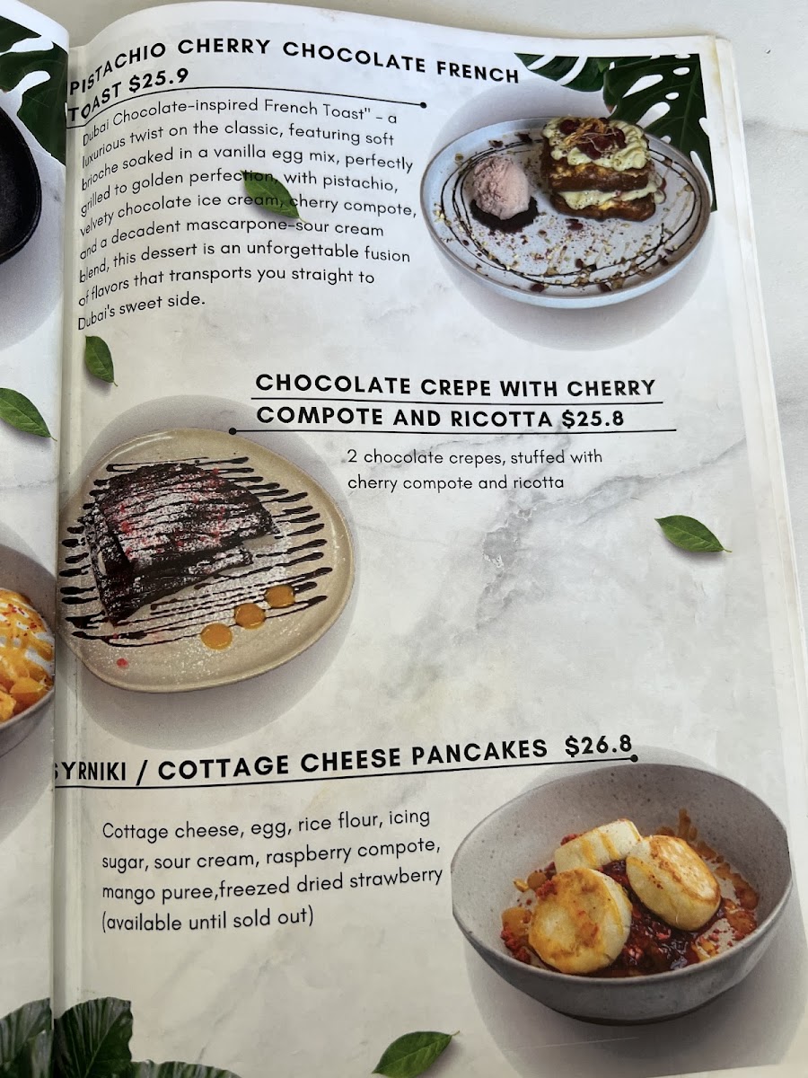 Crispy eatery menu board