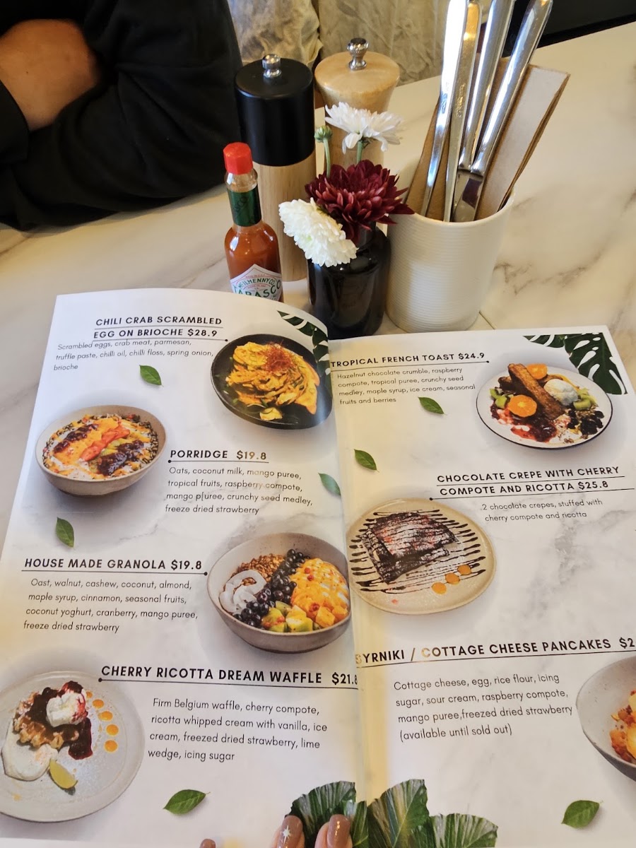 Crispy eatery menu board