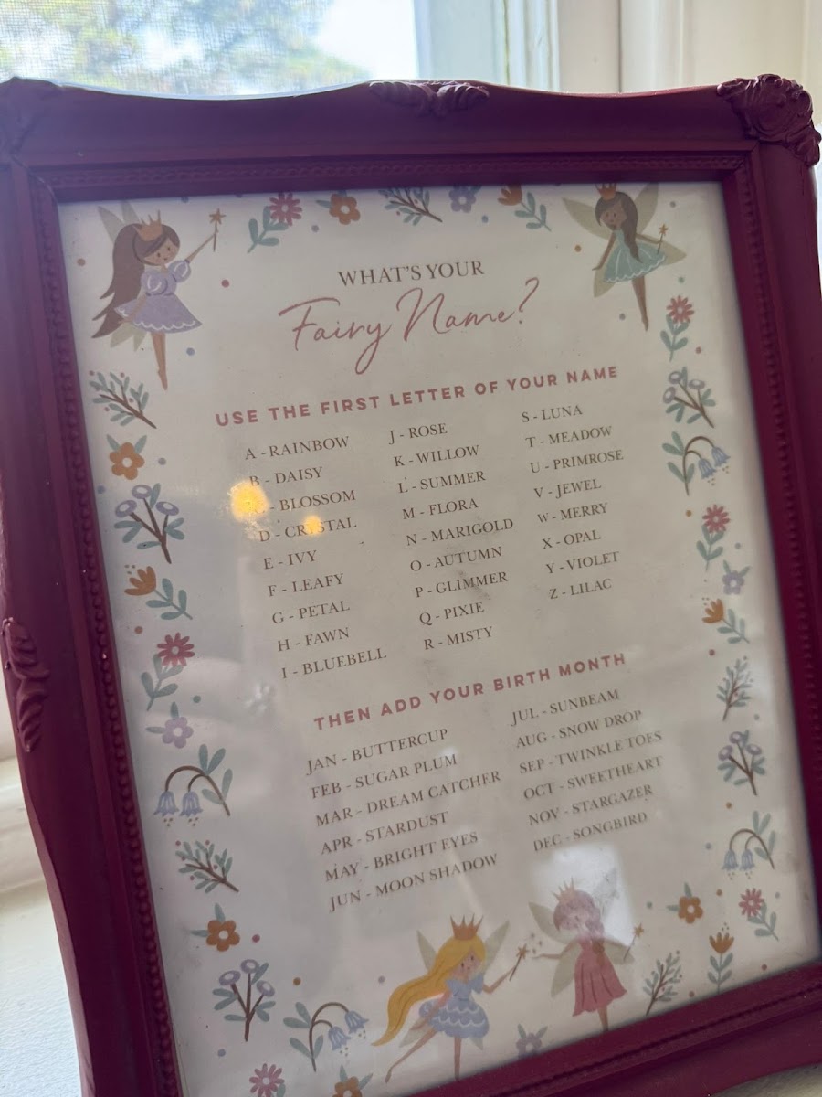 The Gatehouse at Rupertswood menu board